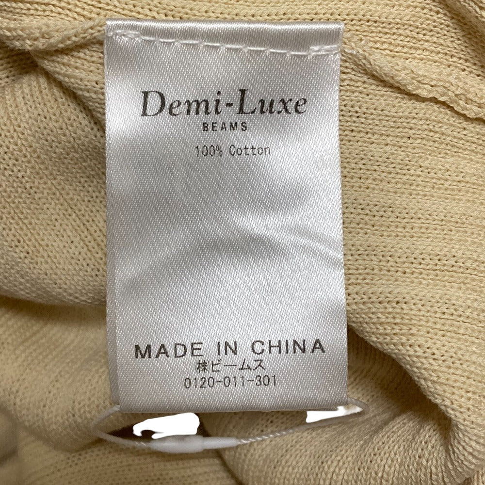 Demi-Luxe BEAMS リブ ニット ロング カーディガン