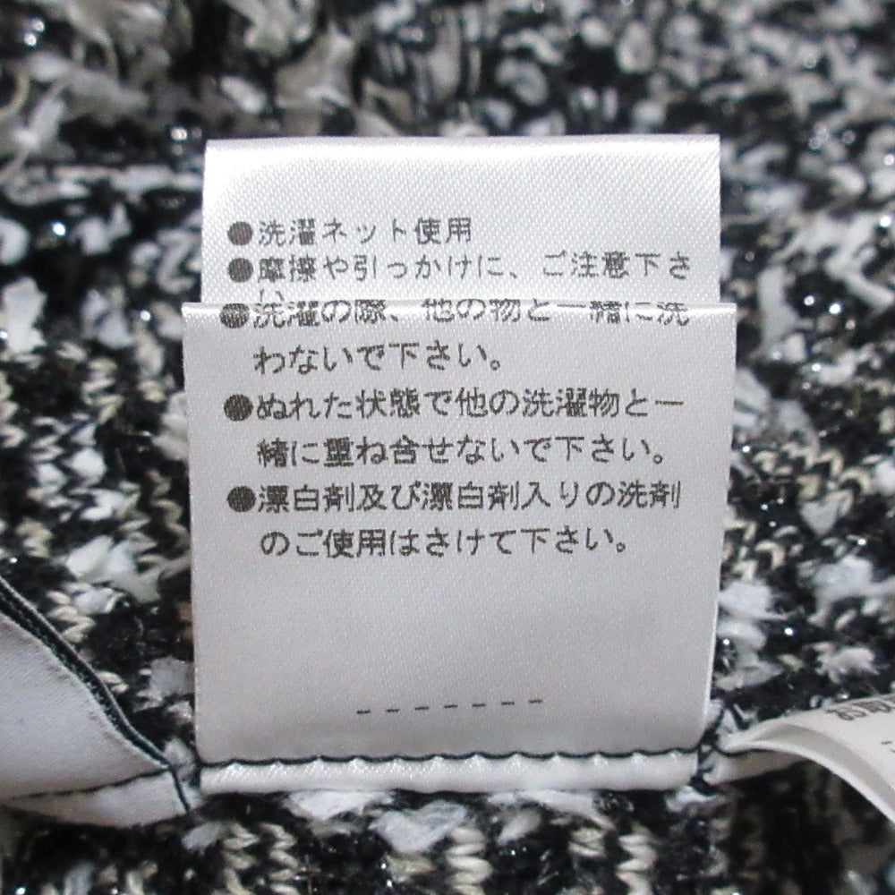 ESTNATION Yonetomi ノースリーブ ツイード ドレス