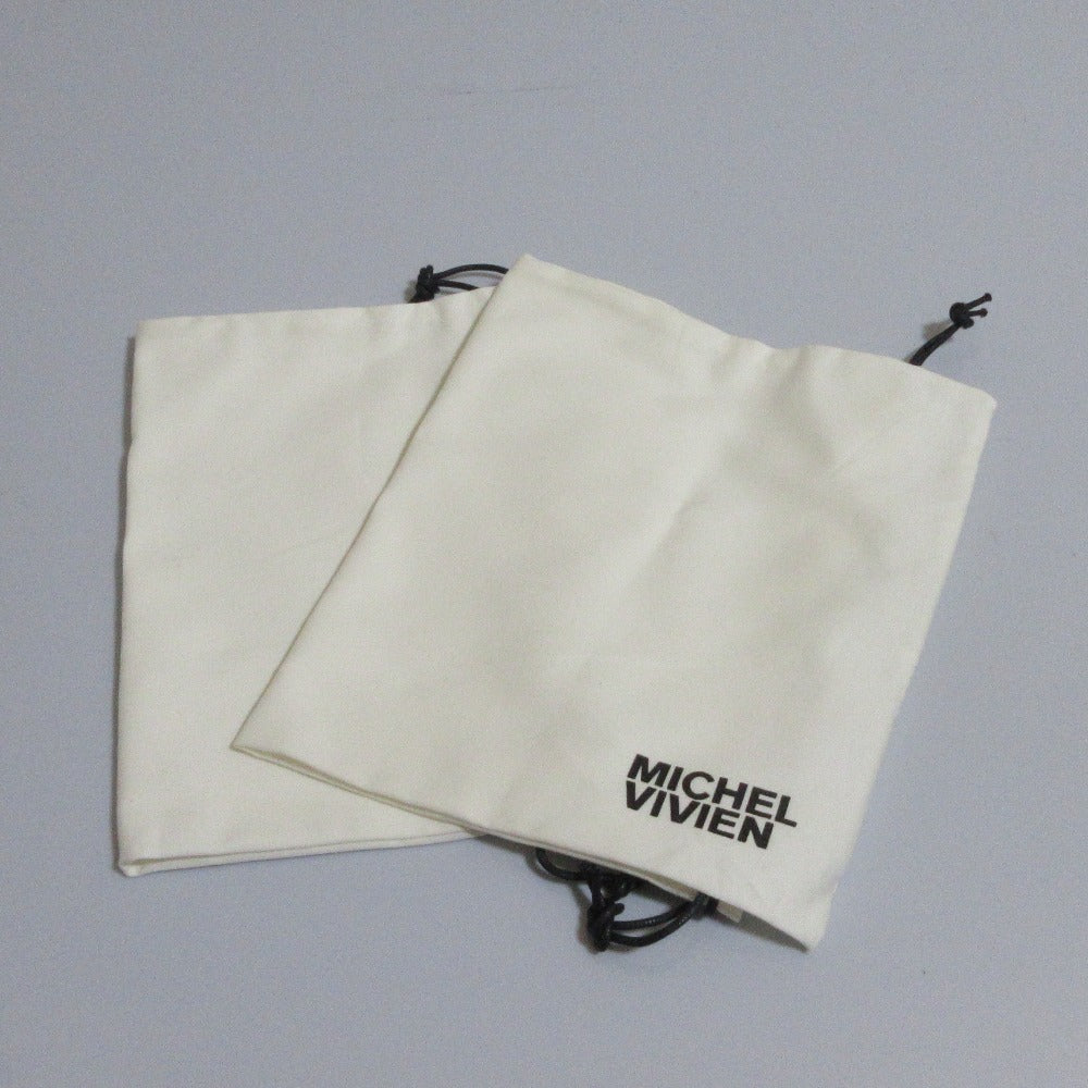 MICHEL VIVIEN ダブルベルトハイヒールサンダル