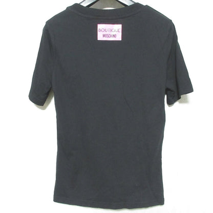 ブティックモスキーノ リボンプリント コットンTシャツ
