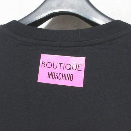 ブティックモスキーノ リボンプリント コットンTシャツ