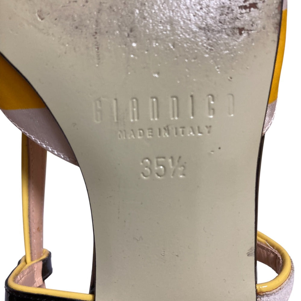 GIANNICO スリングバック ポインテッド トゥ パンプス