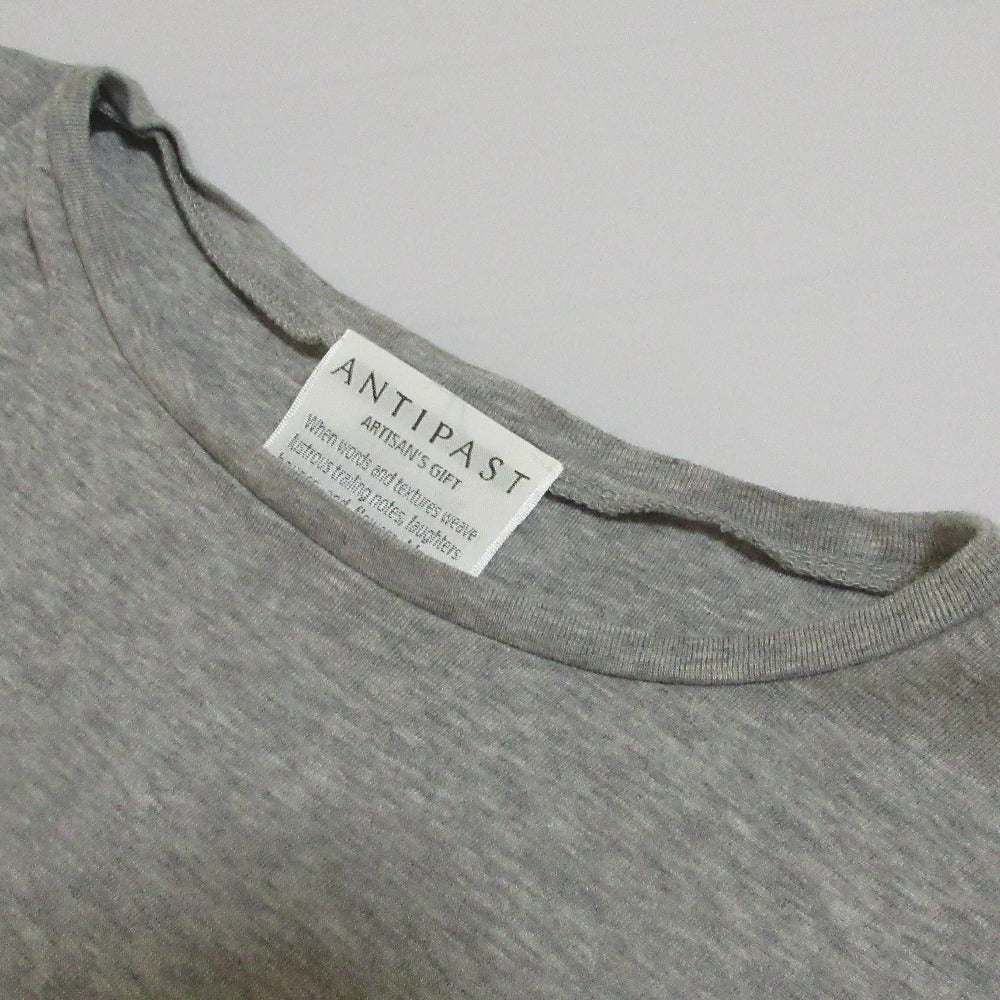 ANTIPAST メッシュスリーブニットカットソー