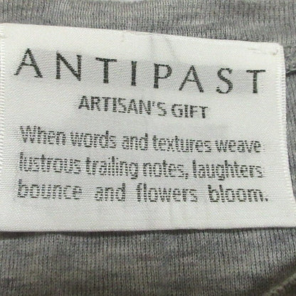 ANTIPAST メッシュスリーブニットカットソー