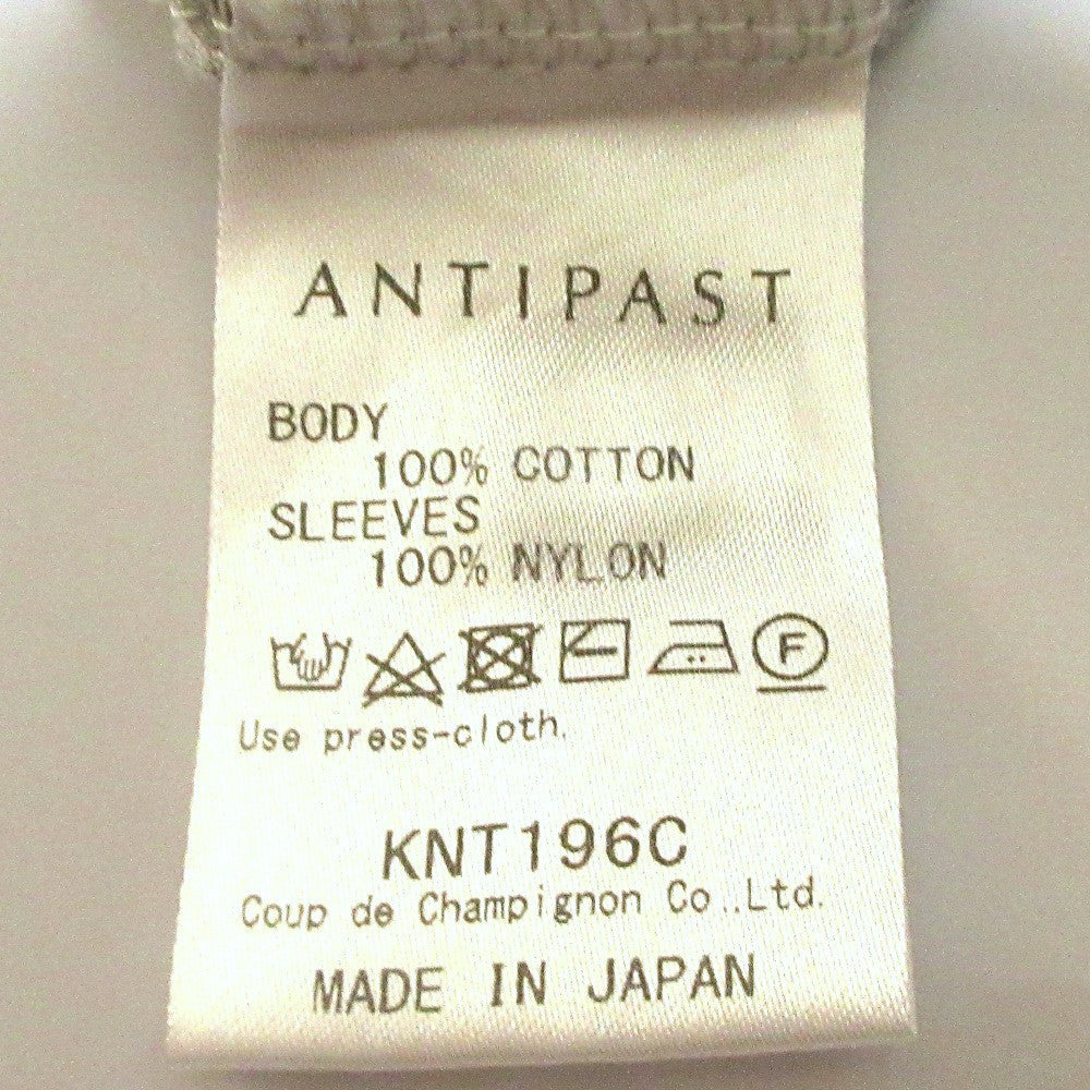 ANTIPAST メッシュスリーブニットカットソー