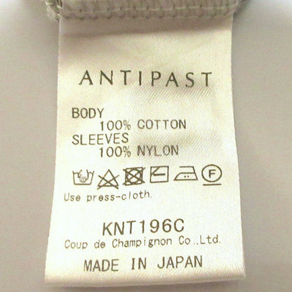 ANTIPAST メッシュスリーブニットカットソー