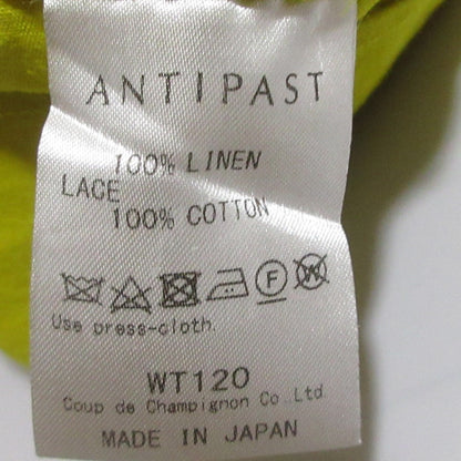 ANTIPAST レーススリーブリネントップス