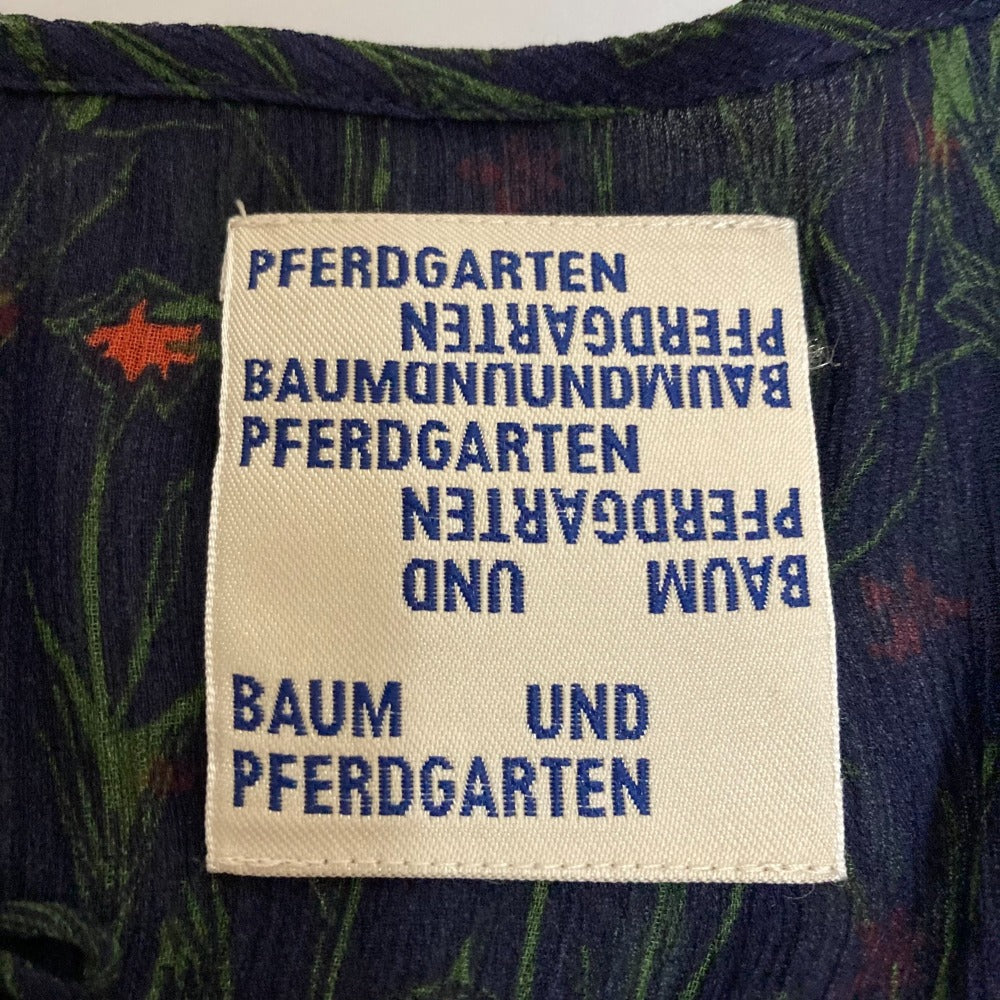 BAUM UND PFERDGARTEN フローラル プリント シフォン ドレス