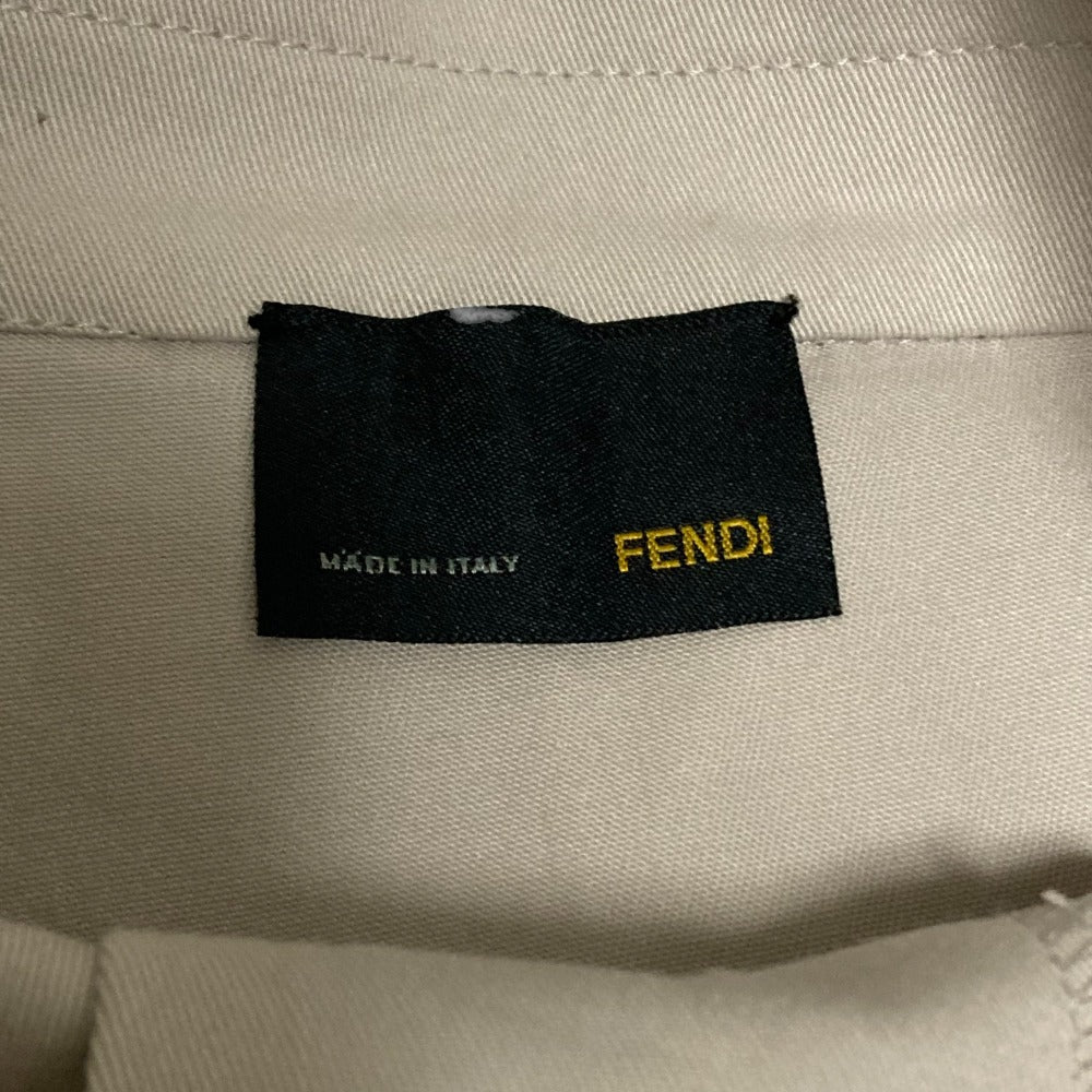 フェンディ フロントボタン ウールスカート