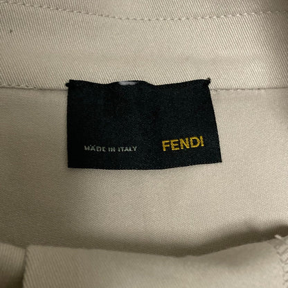 フェンディ フロントボタン ウールスカート
