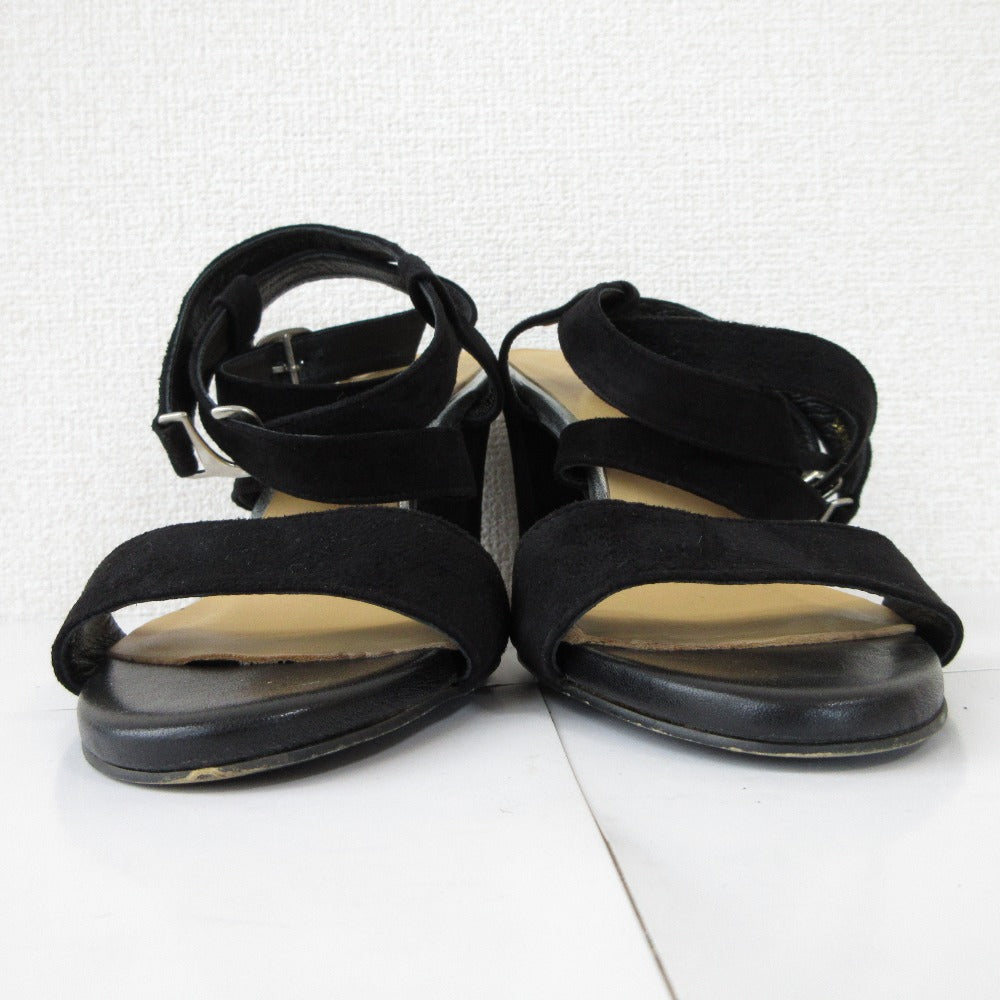Odette e Odile スエードチャンキーヒールサンダル