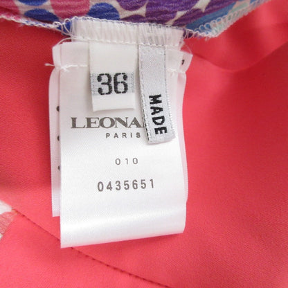 LEONARD PARIS シルクシフォンブラウス