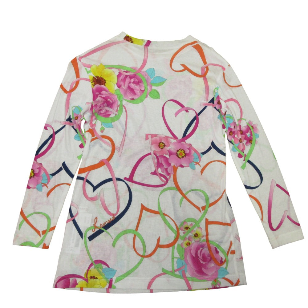 LEONARD SPORT フラワー プリント 長袖 Tシャツ
