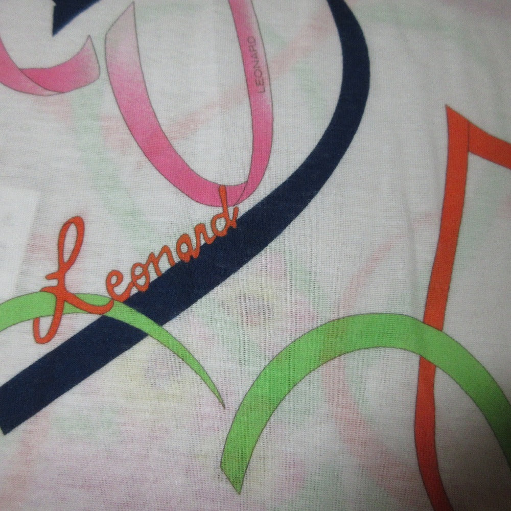 LEONARD SPORT フラワー プリント 長袖 Tシャツ