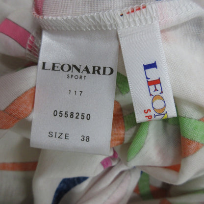 LEONARD SPORT フラワー プリント 長袖 Tシャツ