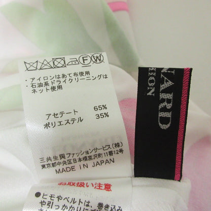 レオナール フラワープリントワンピース