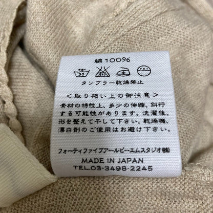 フォーティファイブアールピーエム コットンニットノースリーブトップス