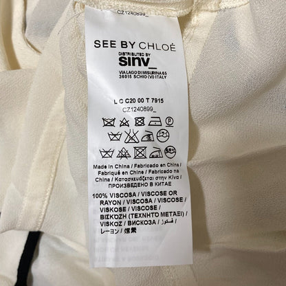シーバイクロエ レーヨンブラウス