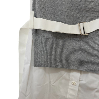sacai ニット ドッキング ドレス