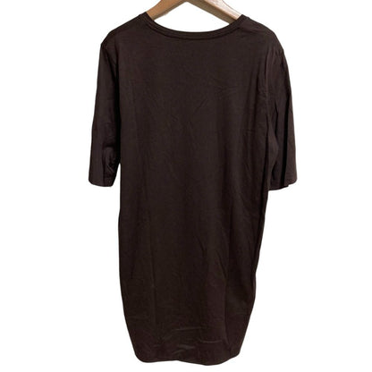 ATON ラウンド ヘム ロング Tシャツ