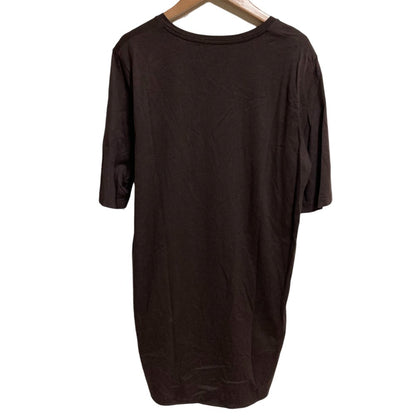 ATON ラウンド ヘム ロング Tシャツ
