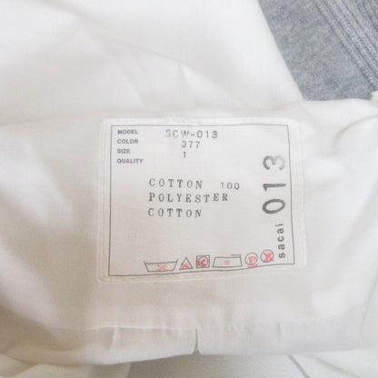 Sacai ドッキング ウール カーディガン