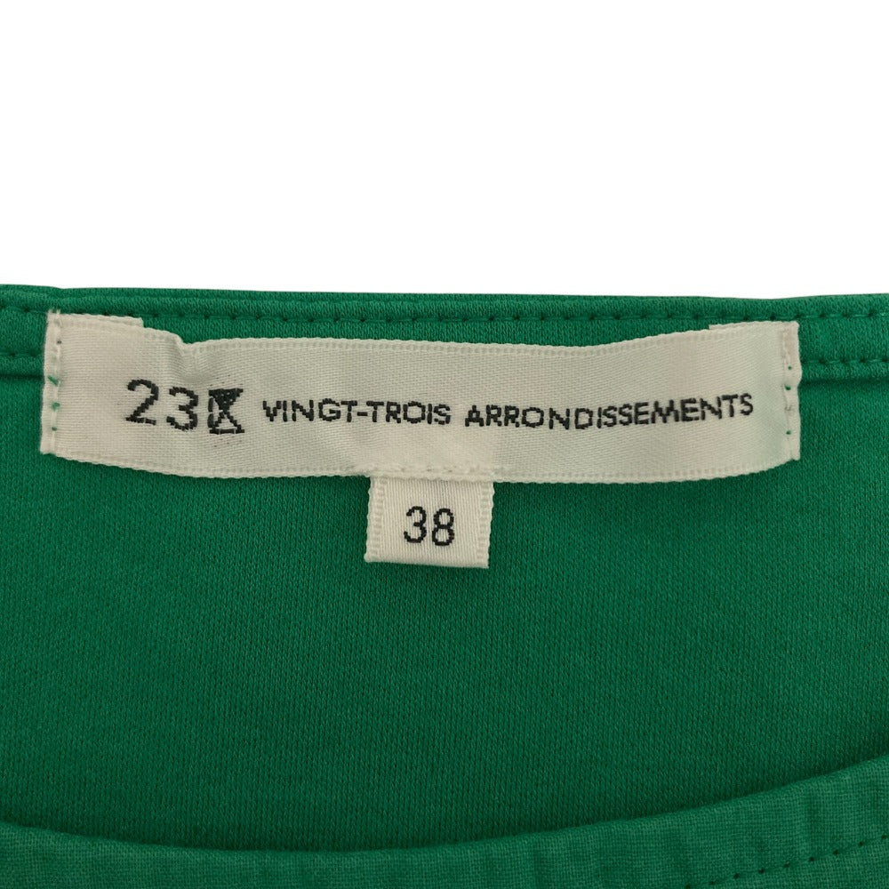 23区 アイレットジャージー フレンチスリーブカットソー