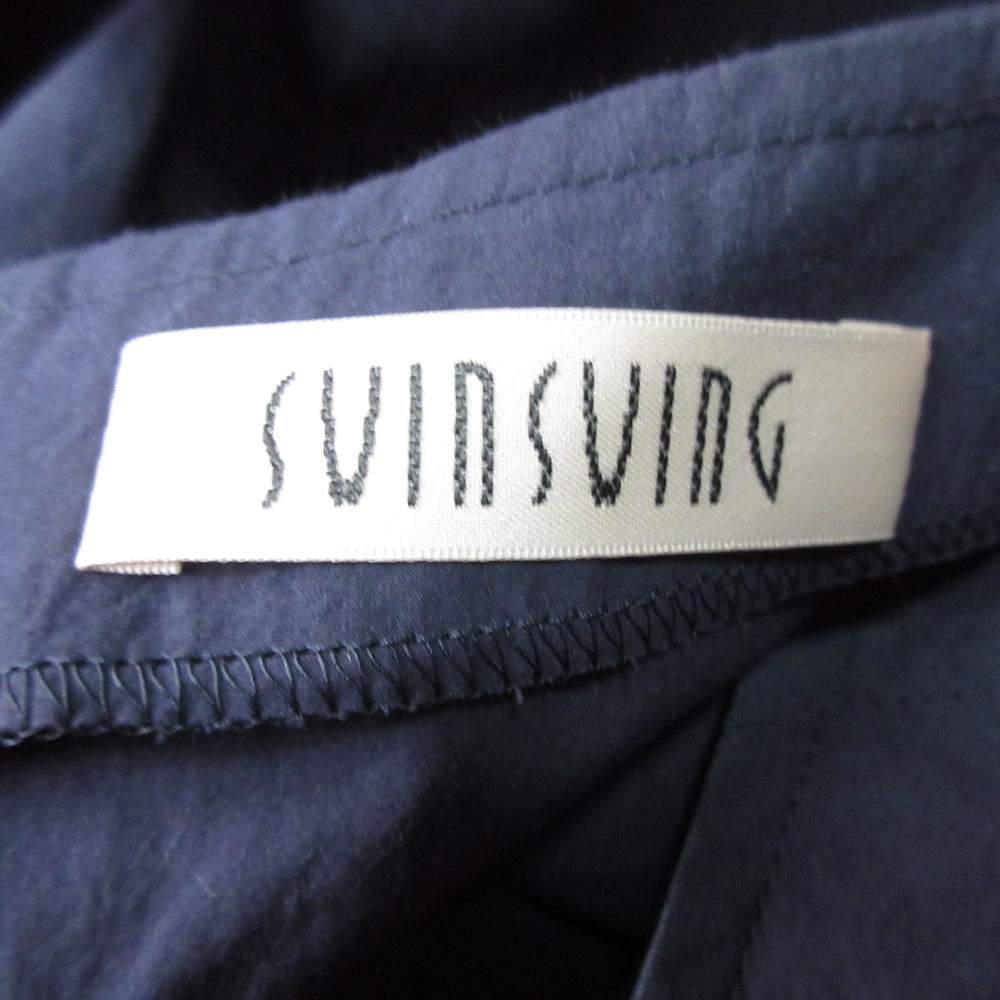 SWINSWING フレア ベルト ロング ドレス