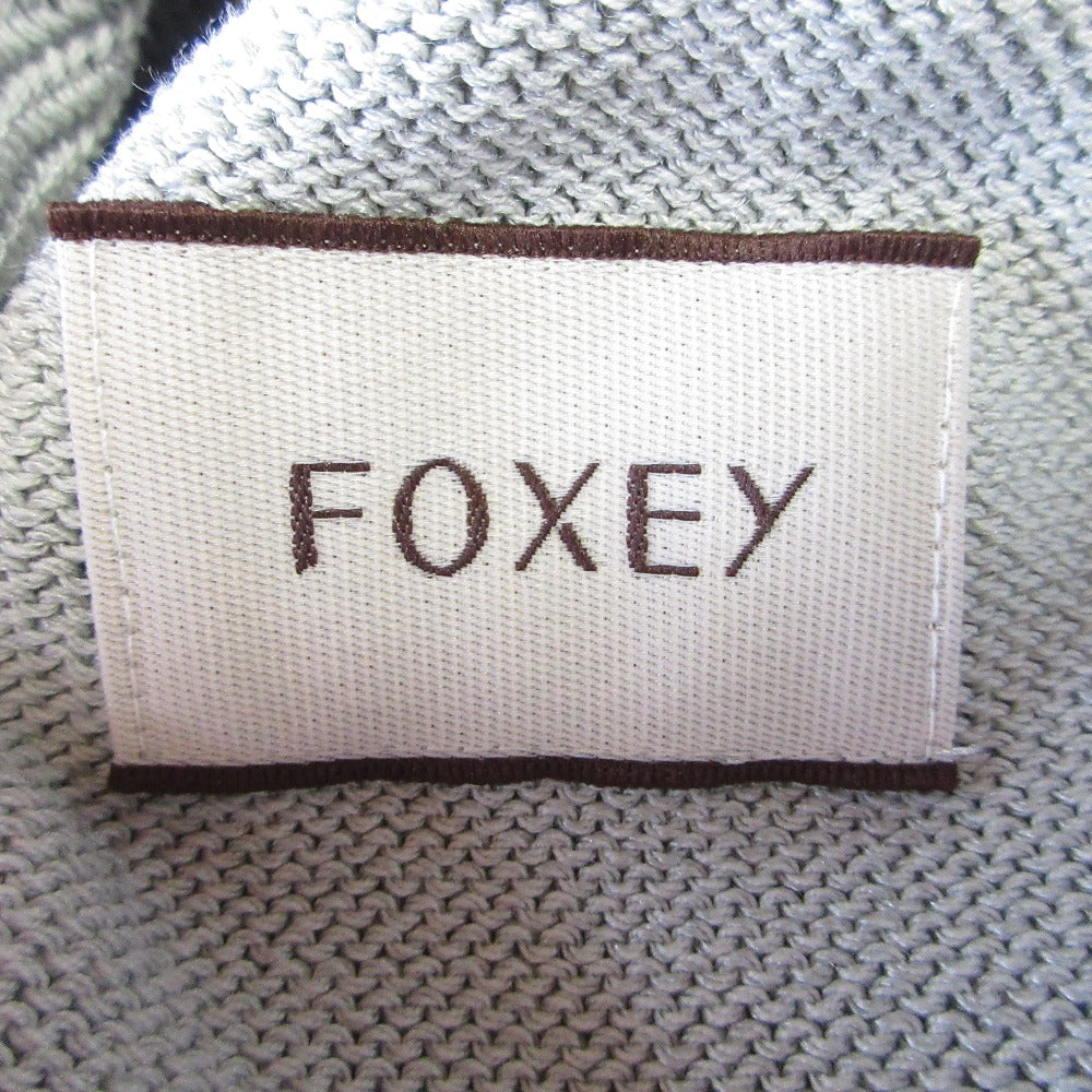 FOXEY カーディガン ストリーム ニット カーディガン