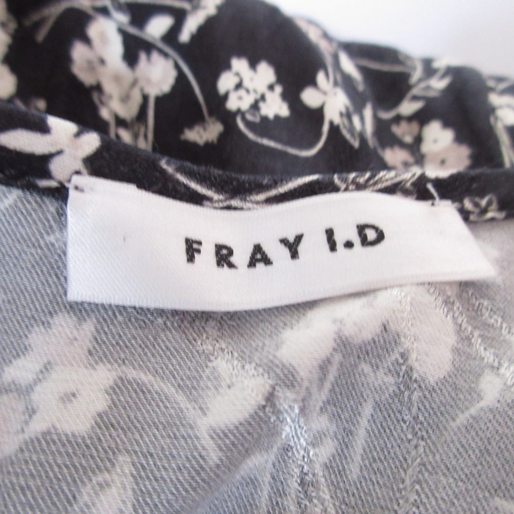 FRAY I.D フラワー プリント サテン セットアップ