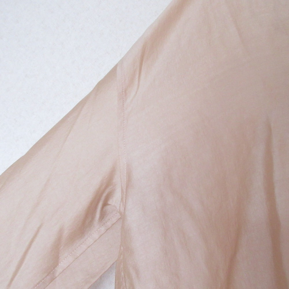 BEAUTY&YOUTH ローンフリルネックコットンシャツ