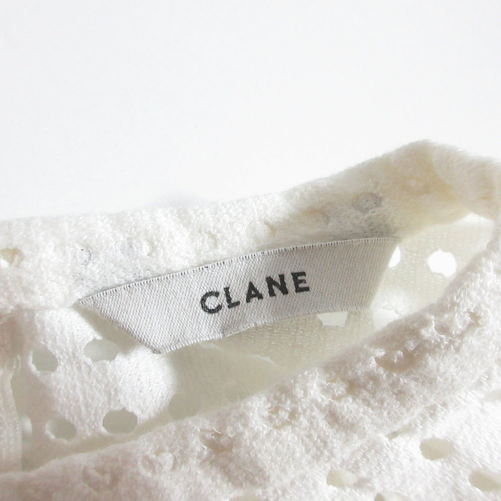 CLANE ドット メッシュ 2way トップス