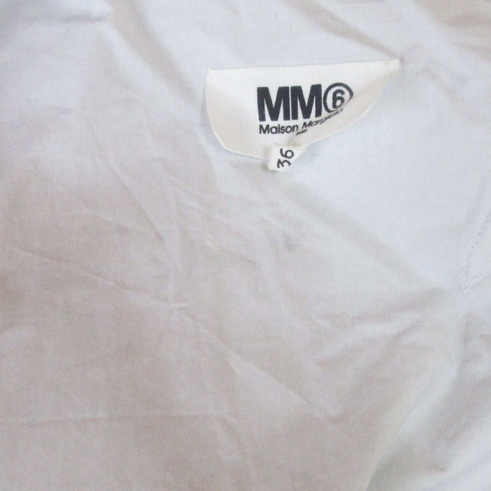 Maison Margiela 22SS コットンノースリーブブラウス
