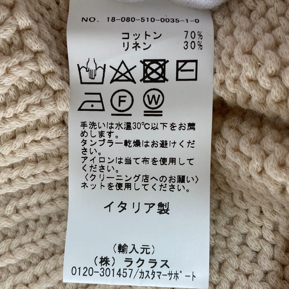 Twins Florence Vネック コットン リネン ニット カーディガン