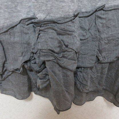 FOXEY NEW YORK ストレッチフリルヘムノースリーブチュニック