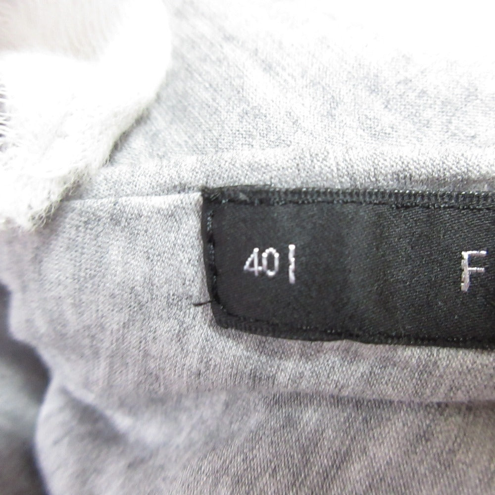 FOXEY NEW YORK ストレッチフリルヘムノースリーブチュニック