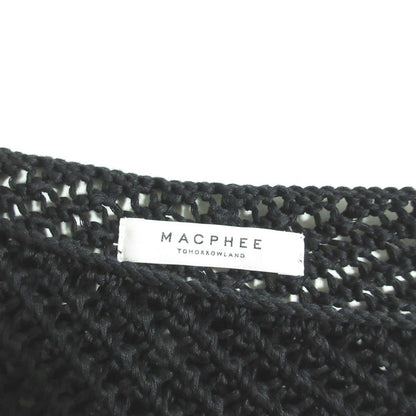 MACPHEE クロシェ クロップド ニット