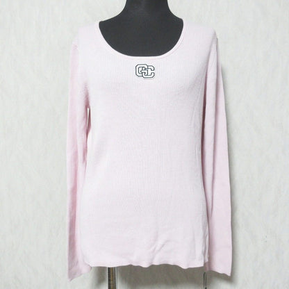 グレース クラス ロゴ刺繍リブトップ