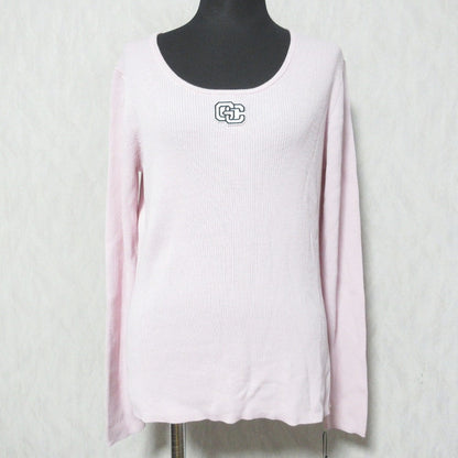 グレース クラス ロゴ刺繍リブトップ