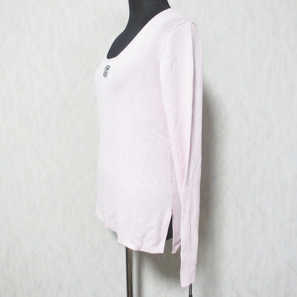 グレース クラス ロゴ刺繍リブトップ