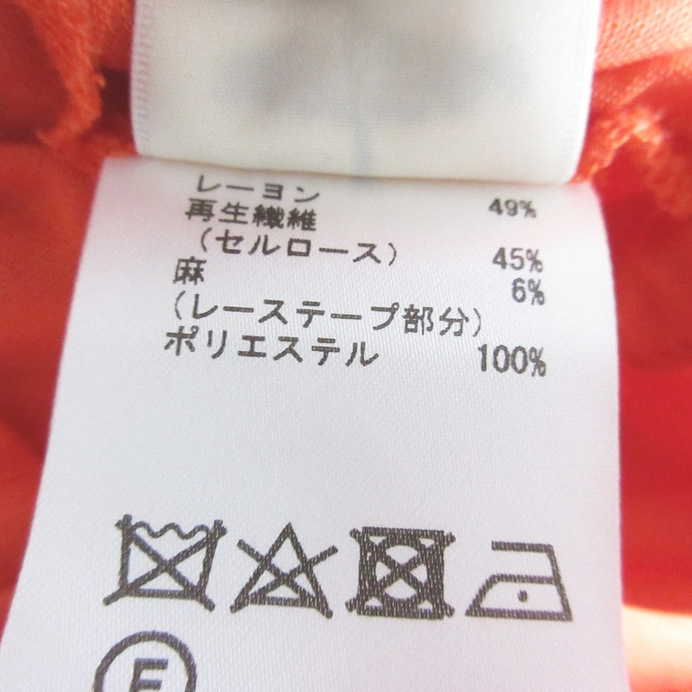 GRACE CONTINENTAL レース パッチ ブラウス