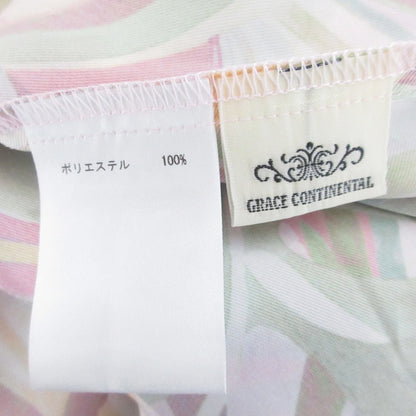 GRACE CONTINENTAL リーフ プリント ドレス