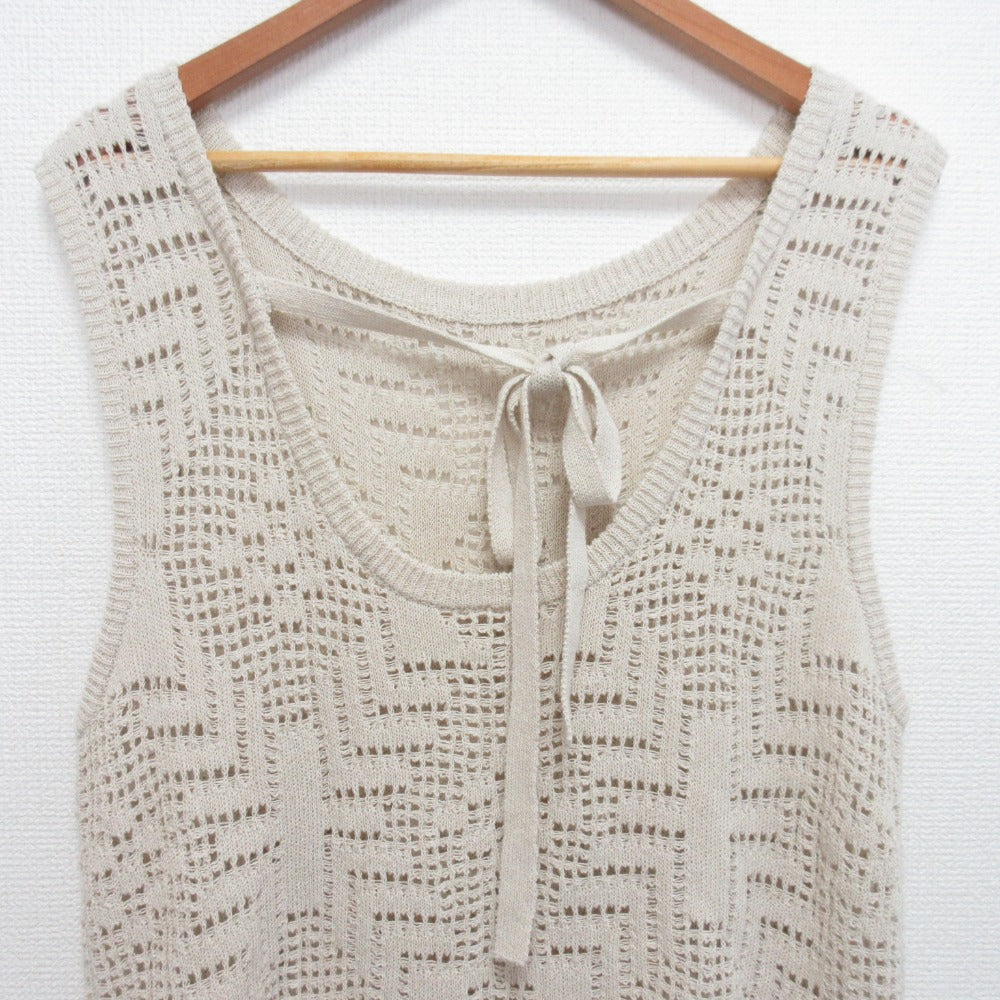JOURNAL STANDARD リネンブレンドニットノースリーブトップス
