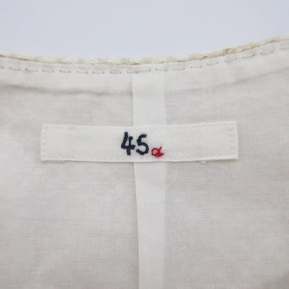 45R コットン ペーパー ニット ドレス