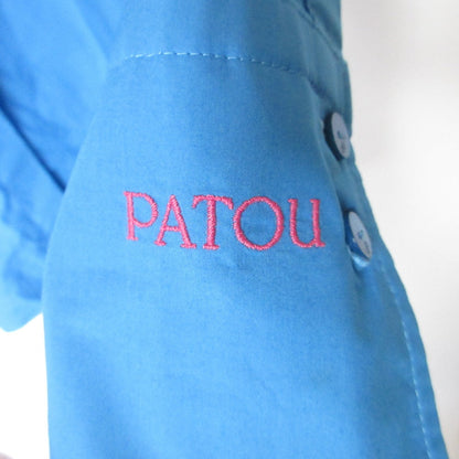 Patou パトゥ オーガニック コットン ロゴ 刺繍 シャツ