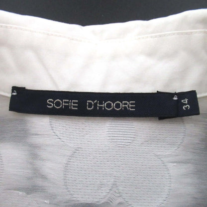 SOFIE D'HOORE フラワー ジャカード シャツ ドレス