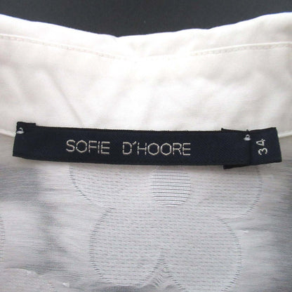 SOFIE D'HOORE フラワー ジャカード シャツ ドレス