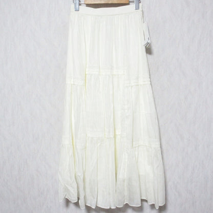 GRACE CONTINENTAL Gather Lace Long Skirt