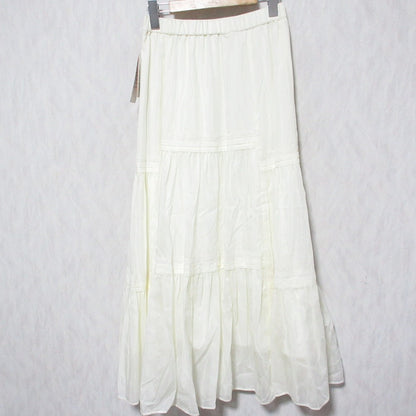 GRACE CONTINENTAL Gather Lace Long Skirt