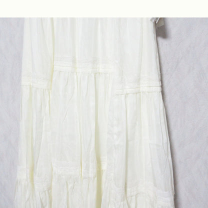 GRACE CONTINENTAL Gather Lace Long Skirt